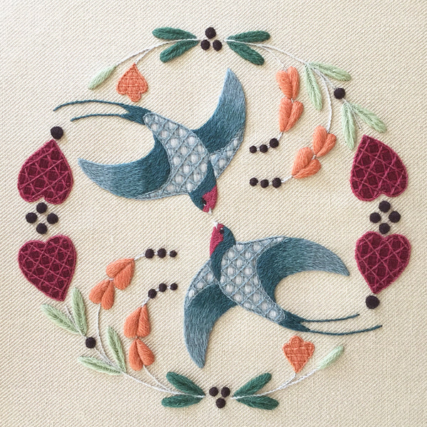 Kit De Broderie Crewel Vintage Dimensions 1980 - Flying Friends 6018 - Mésange Bleue - Neuf