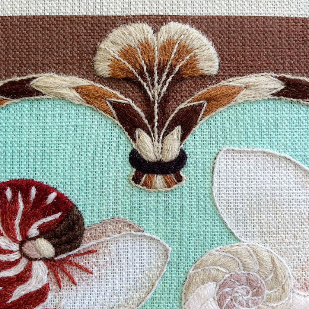 Crewel Work Embroidery Kit, The Curio Cabinet