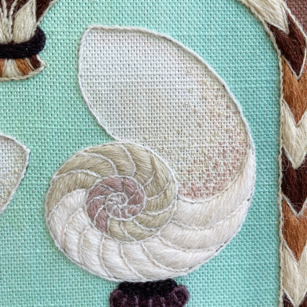 Crewel Work Embroidery Kit, The Curio Cabinet