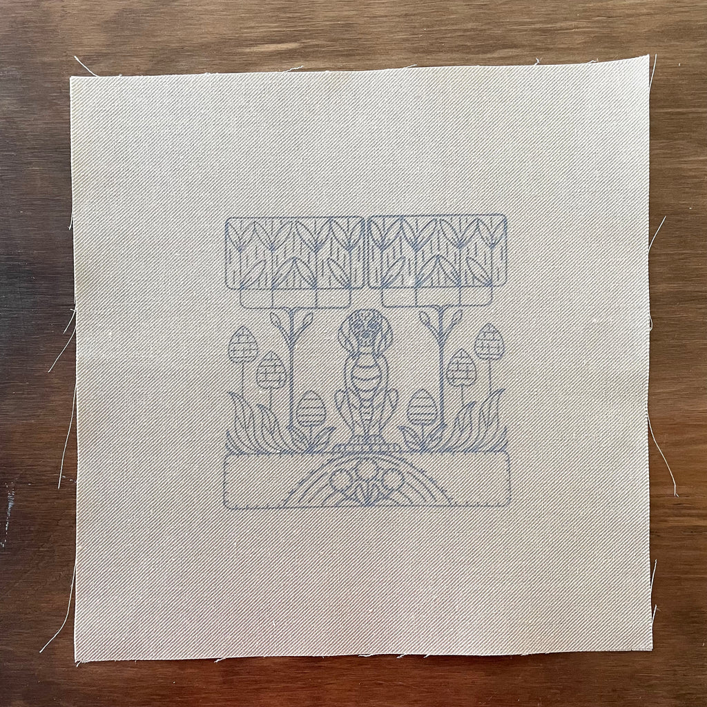 Printed Linen Twill, Cavalier King Charles III