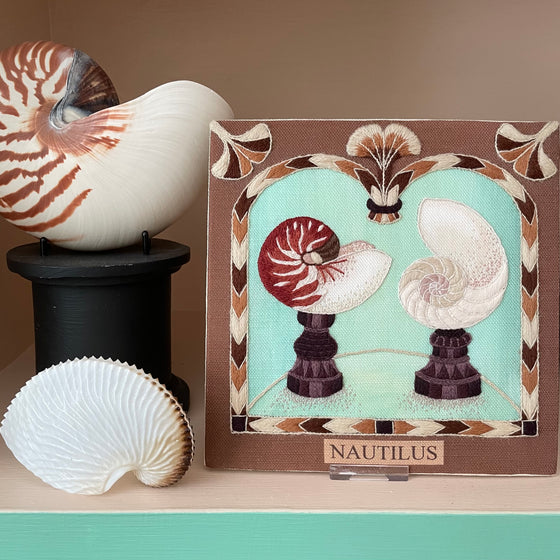 Crewel Work Embroidery Kit, The Curio Cabinet