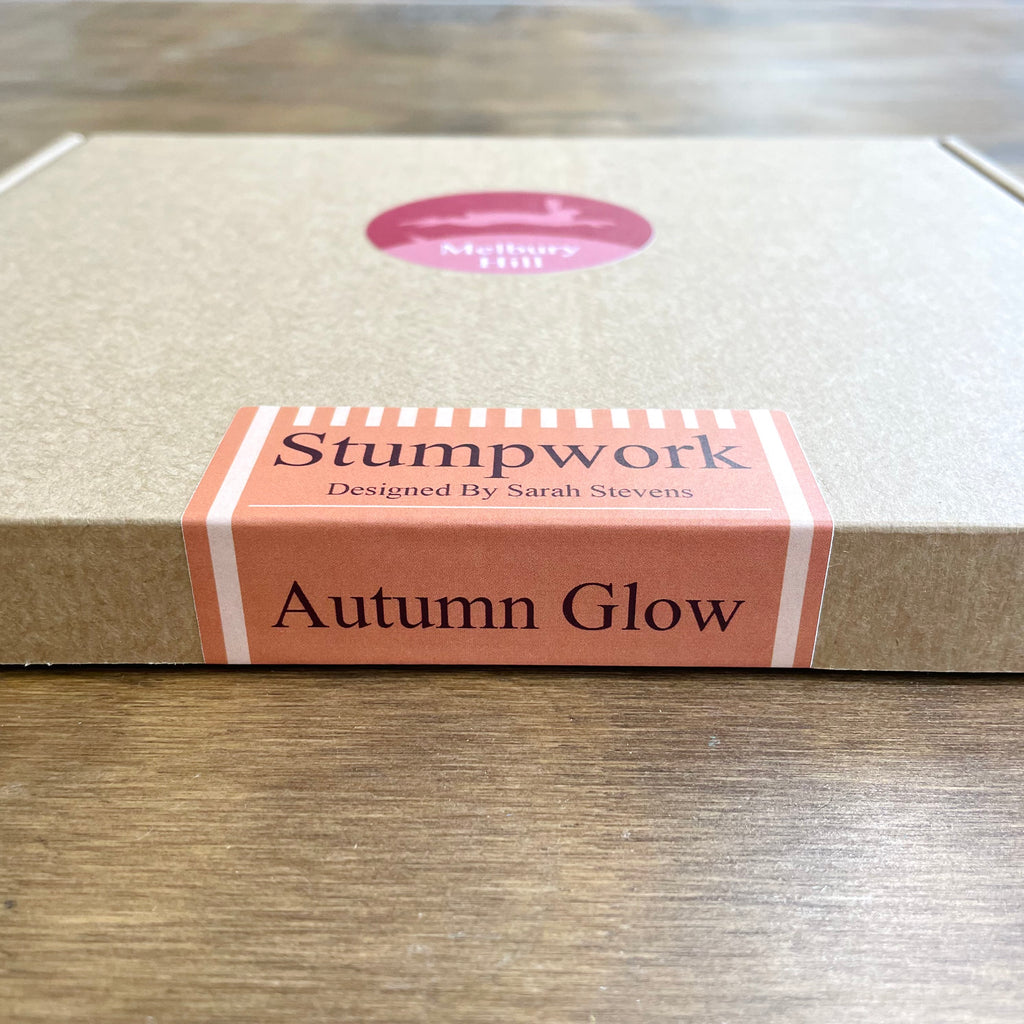 Stumpwork, Raised Embroidery Kit, Autumn Glow