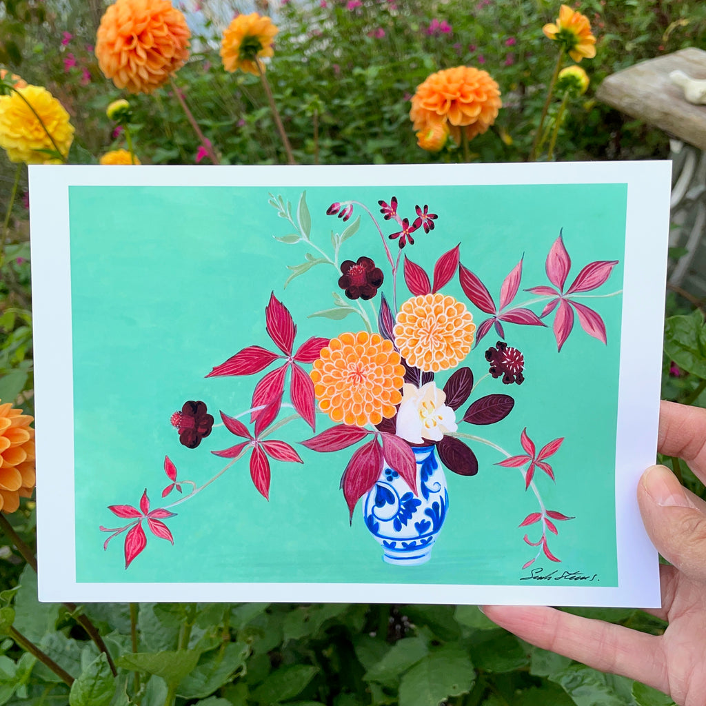 Stumpwork, Raised Embroidery Kit, Autumn Glow