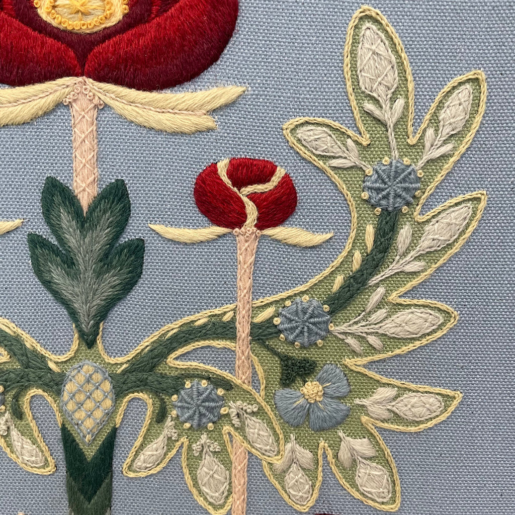 Crewel Work Embroidery Kit, 'The Arts & Craft Garden'
