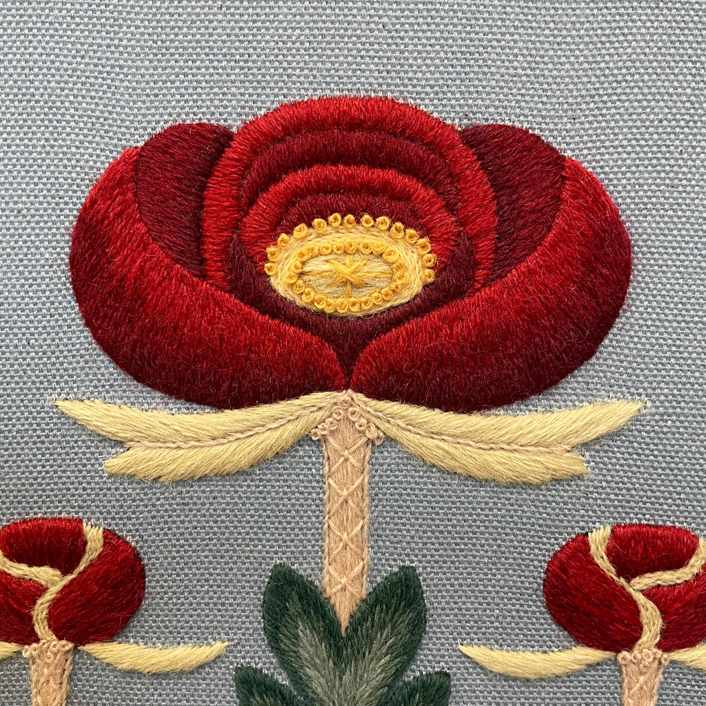 Crewel Work Embroidery Kit, 'The Arts & Craft Garden'