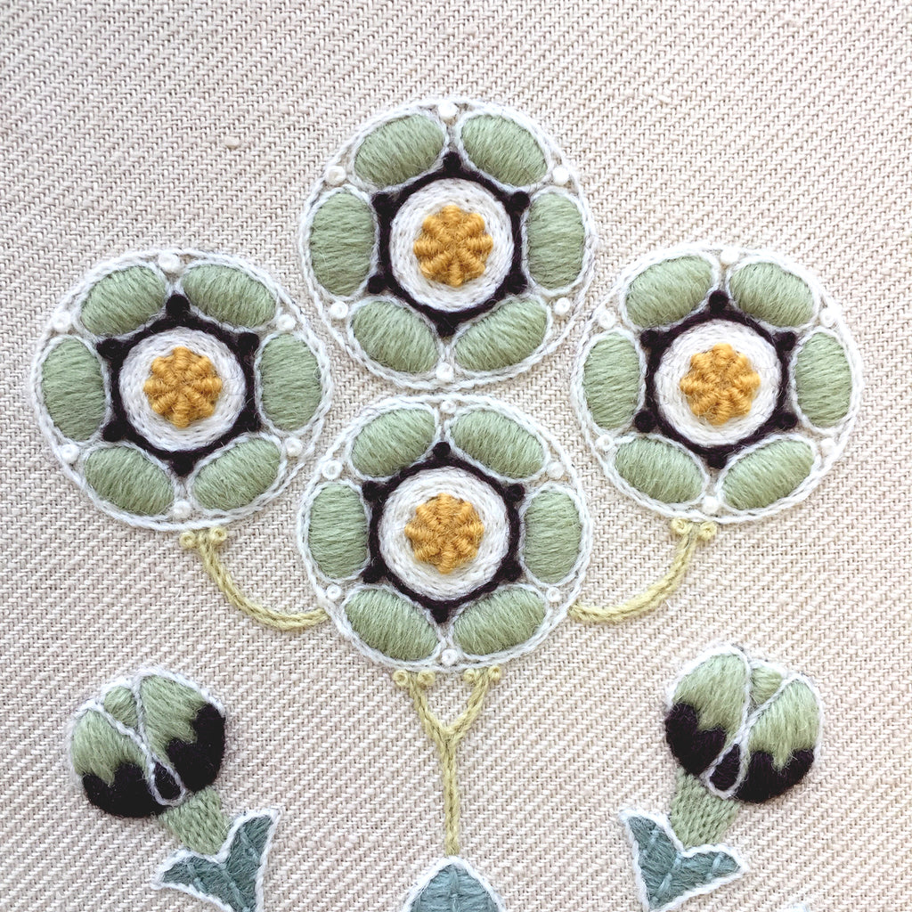 Crewel Work Embroidery Kit The Auricula Collector