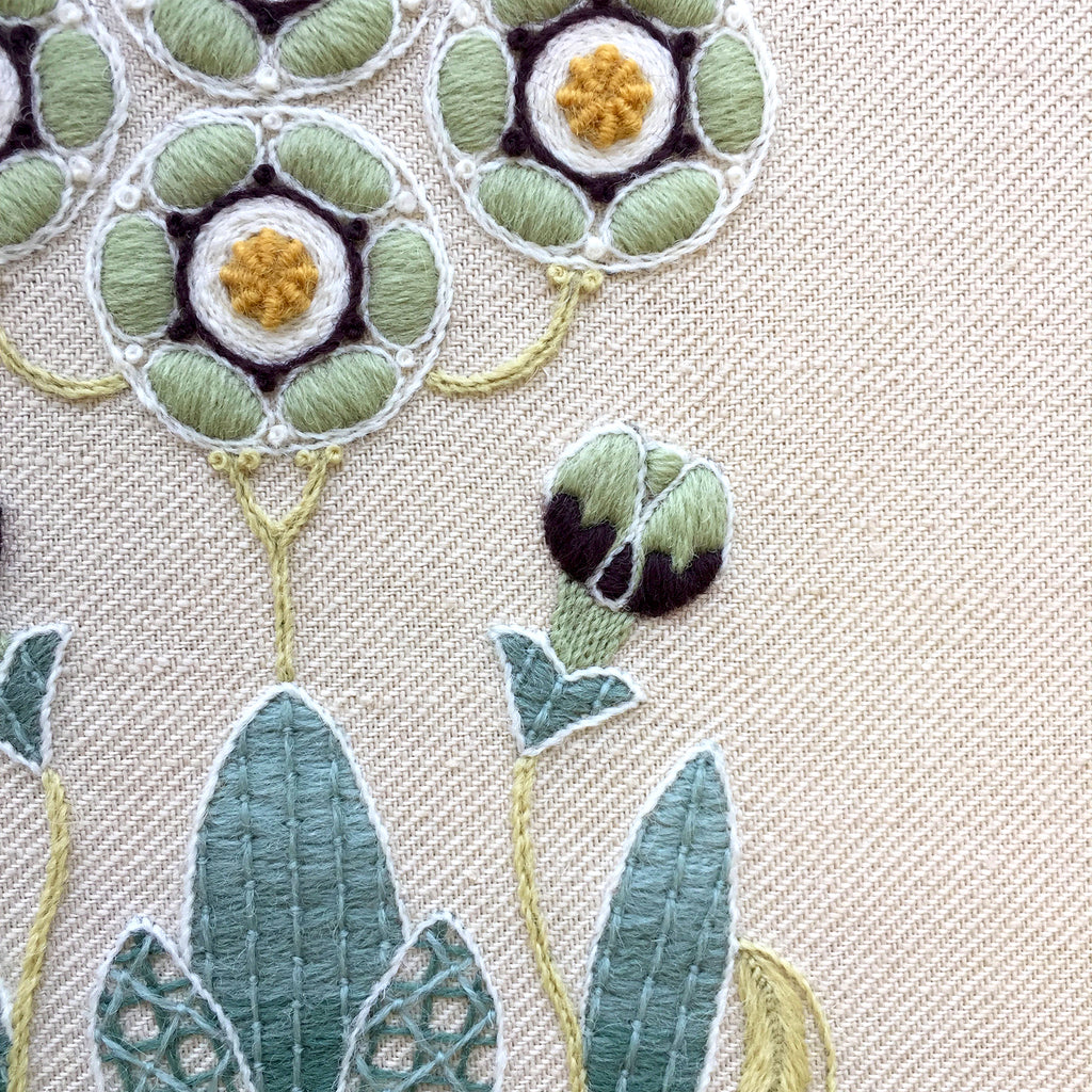 Crewel Work Embroidery Kit The Auricula Collector