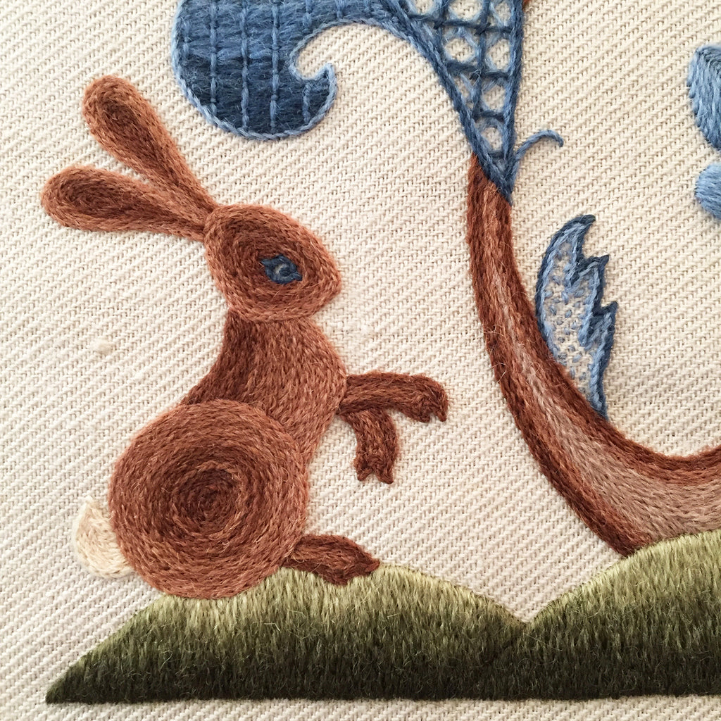 Crewel Embroidery Kit A Rabbit Summer
