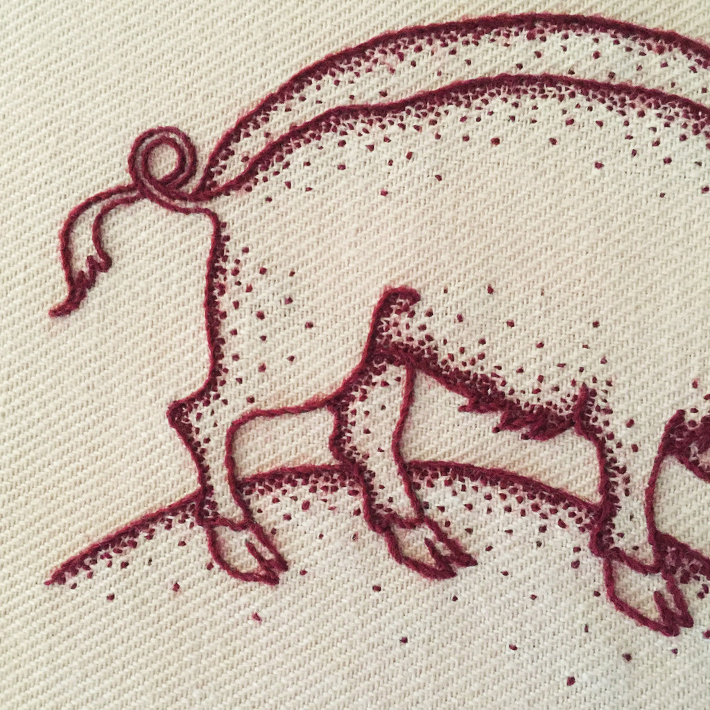 Heritage Boar Jacobean Crewel Embroidery Kit