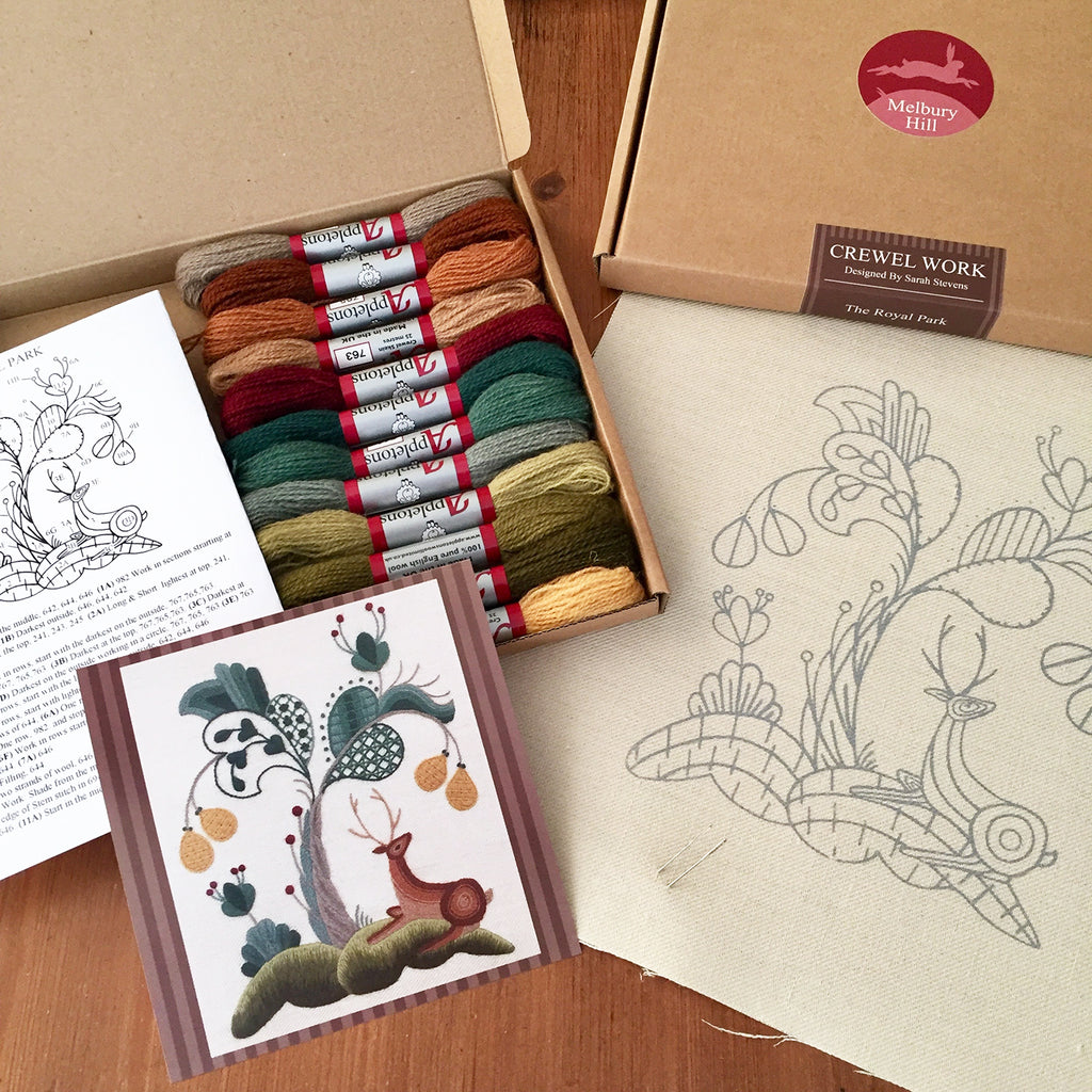 Crewel Embroidery Kit The Royal Park