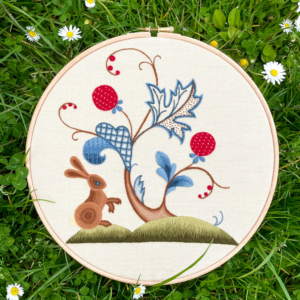 Crewel Embroidery Kit A Rabbit Summer